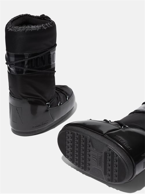 Stivali da neve modello ICON NYLON MOON BOOT in nylon tecnico idrorepellente MOON BOOT | ICON GLANCENERO
